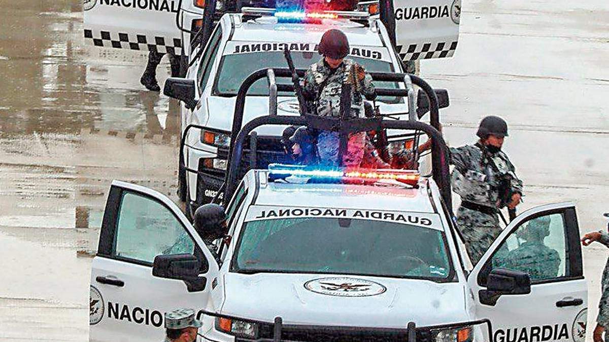Elementos de la Guardia Nacional