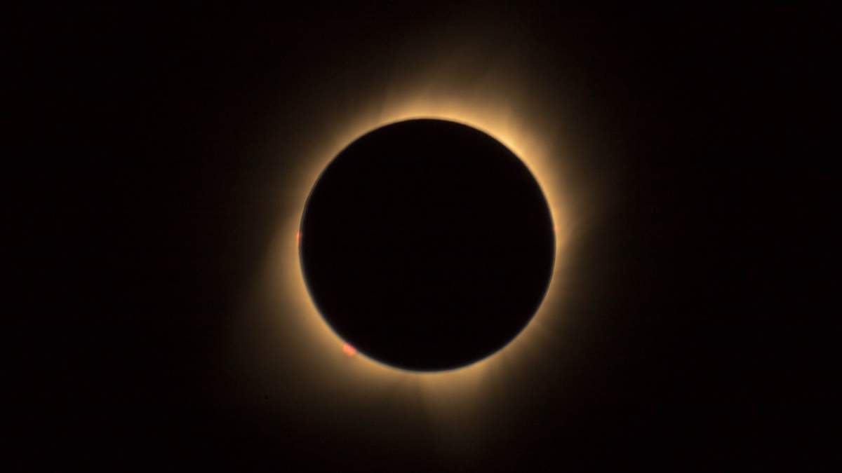 Eclipse del 14 de diciembre. Fuente: (Twitter)