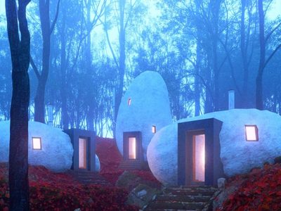 Un hotel de cuento, inspirado en la Edad de Piedra
