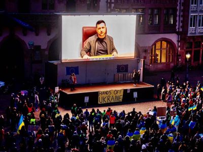 Si Ucrania cae, toda Europa caerá, advierte Zelenski