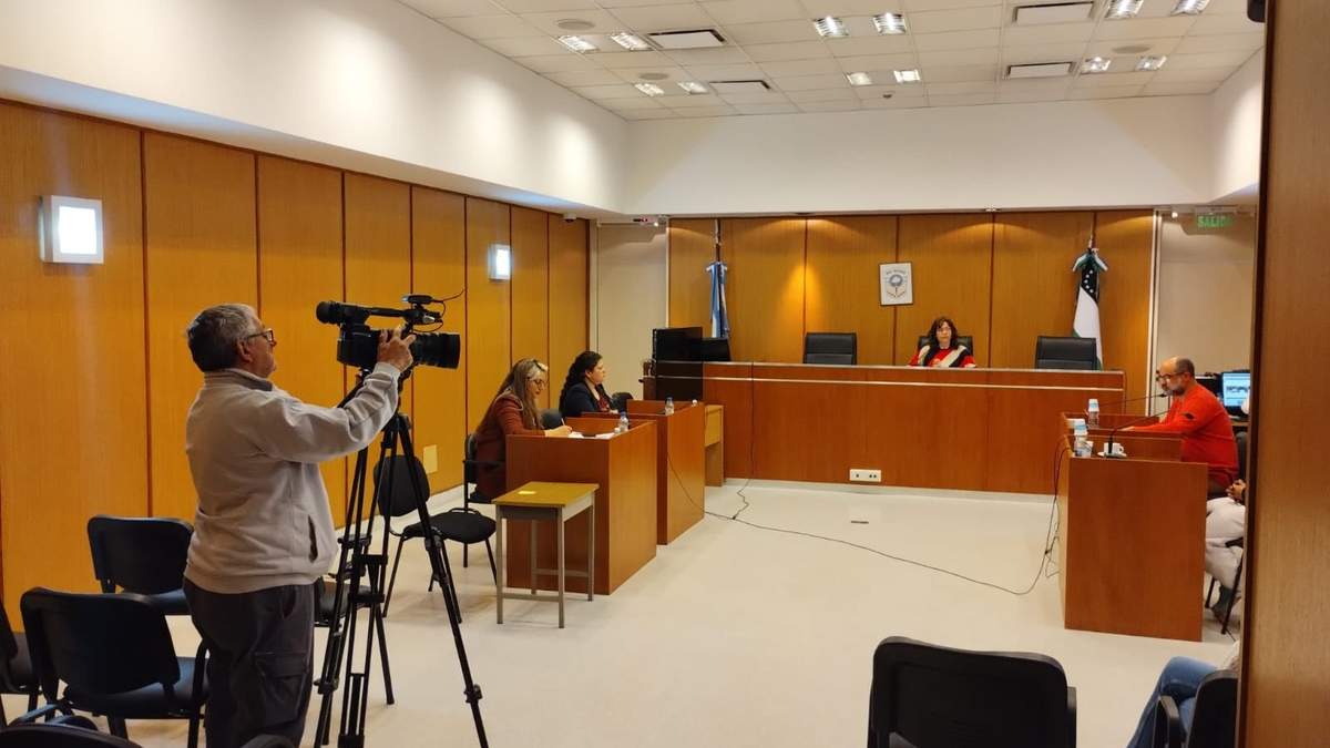 Una audiencia judicial en General Roca. Fuente: (Ministerio Público Fiscal de Río Negro)