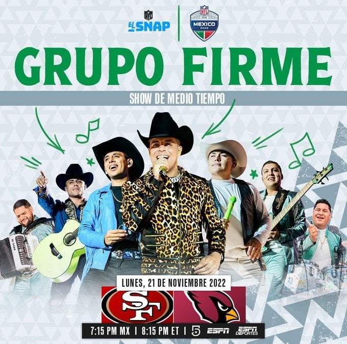 Grupo Firme en la NFL
