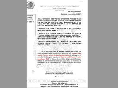 Admiten a trámite amparo por omisión en vacunas contra el virus del papiloma para comunidad LGBTQ+