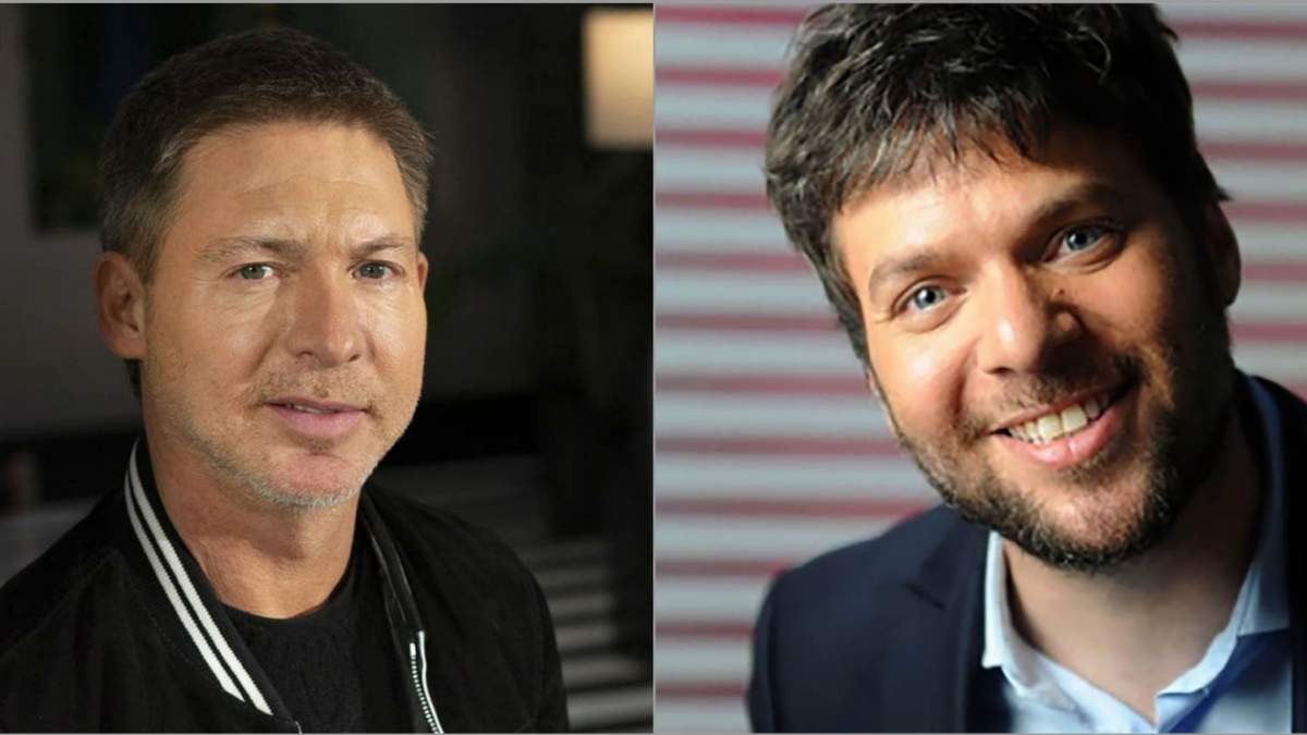 Adrián Suar y Guido Kaczka. Foto: (Twitter)