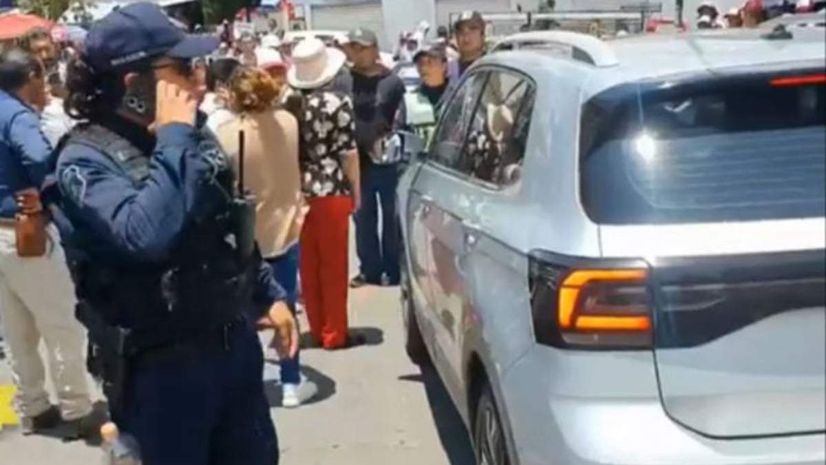 Incidente previo a evento de Delfina Gómez