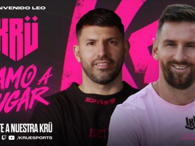 Messi se convierte en socio de Kun Agüero en el club de videojuegos Krü Esports
