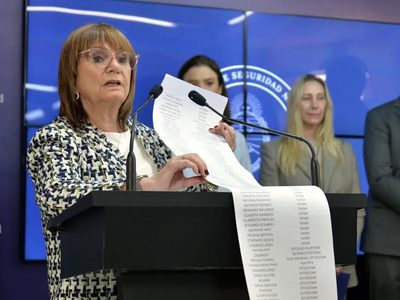 Investigan a un custodio de Cristina por usar una campera venezolana