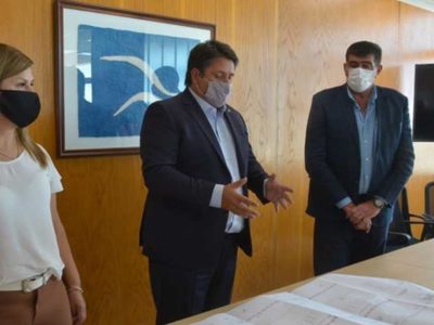 "Son obras que unen ciudades": Claudio Di Tella, Gaido y Ruiz se reunieron por la obra de Futaleufú