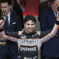 Sube 'Checo” Pérez al podio en Gran Premio de Mónaco