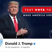 Donald Trump recupera sus cuentas en Facebook e Instagram