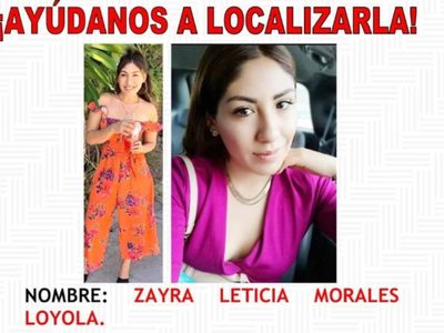 Detienen a un tercer presunto implicado en la desaparición de Zayra Leticia