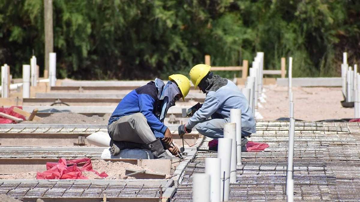 Trabajadores de la construcción. Fuente: (Gobierno de Neuquén)