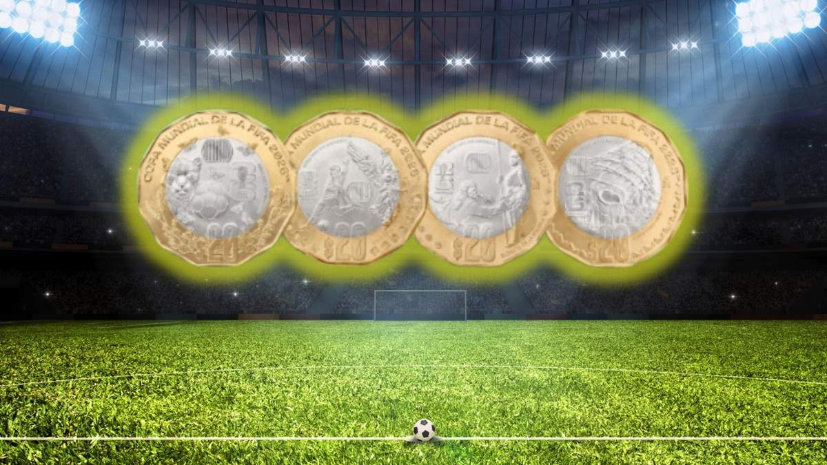 El Banco de México inició la circulación de monedas conmemorativas del Mundial 2026 en sucursales bancarias y puntos autorizados.