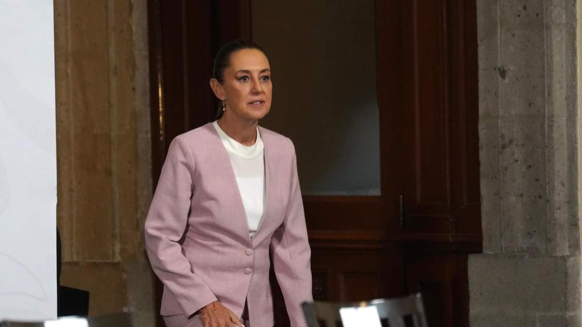 La presidenta Claudia Sheinbaum