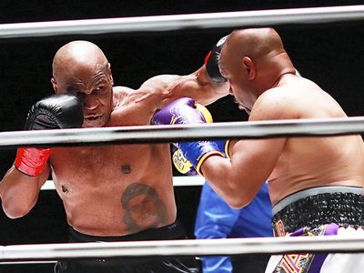 Tremenda producción de Mike Tyson en la pelea ante Roy Jones Jr.