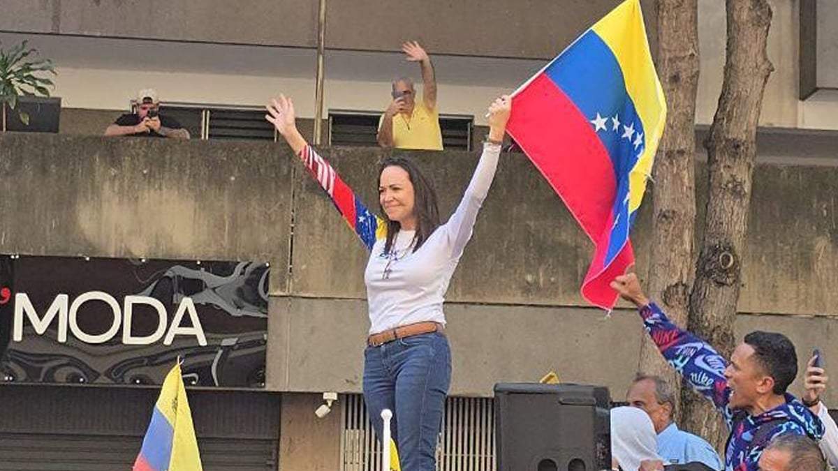 María Corina Machado. Fuente: (Instagram)