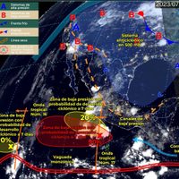 La onda tropical 17 y la posibilidad de un ciclón tropical mantendrán las lluvias en el país