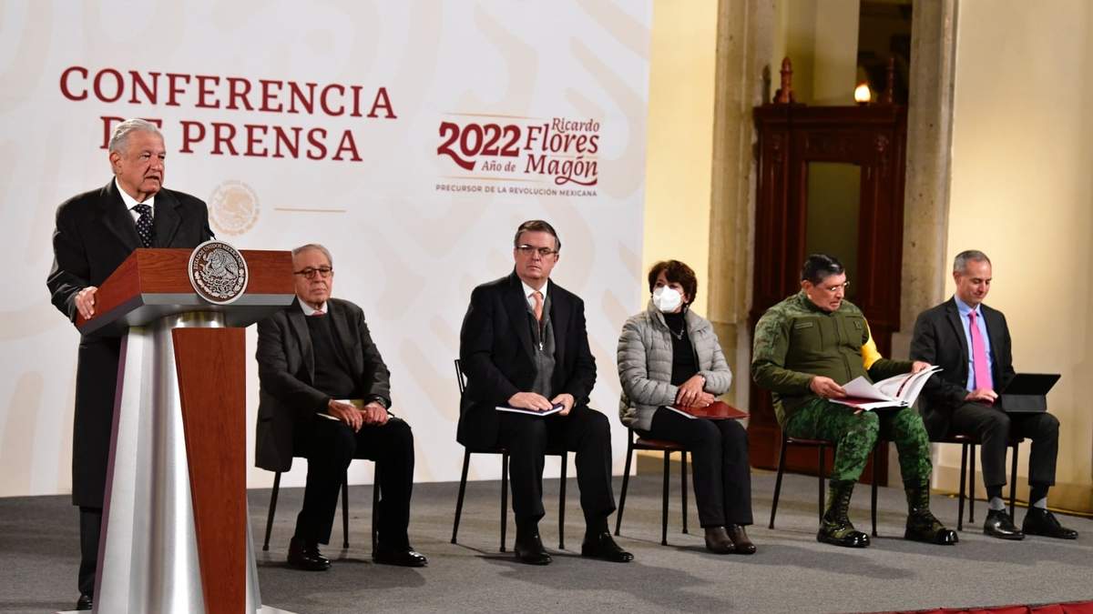 Luis Cresencio Sandoval, titular de la Sedena, en la conferencia mañanera