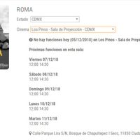 Cultura corrige a Cuarón: 'Roma” sí llegará a Los Pinos, pero en fechas por confirmar