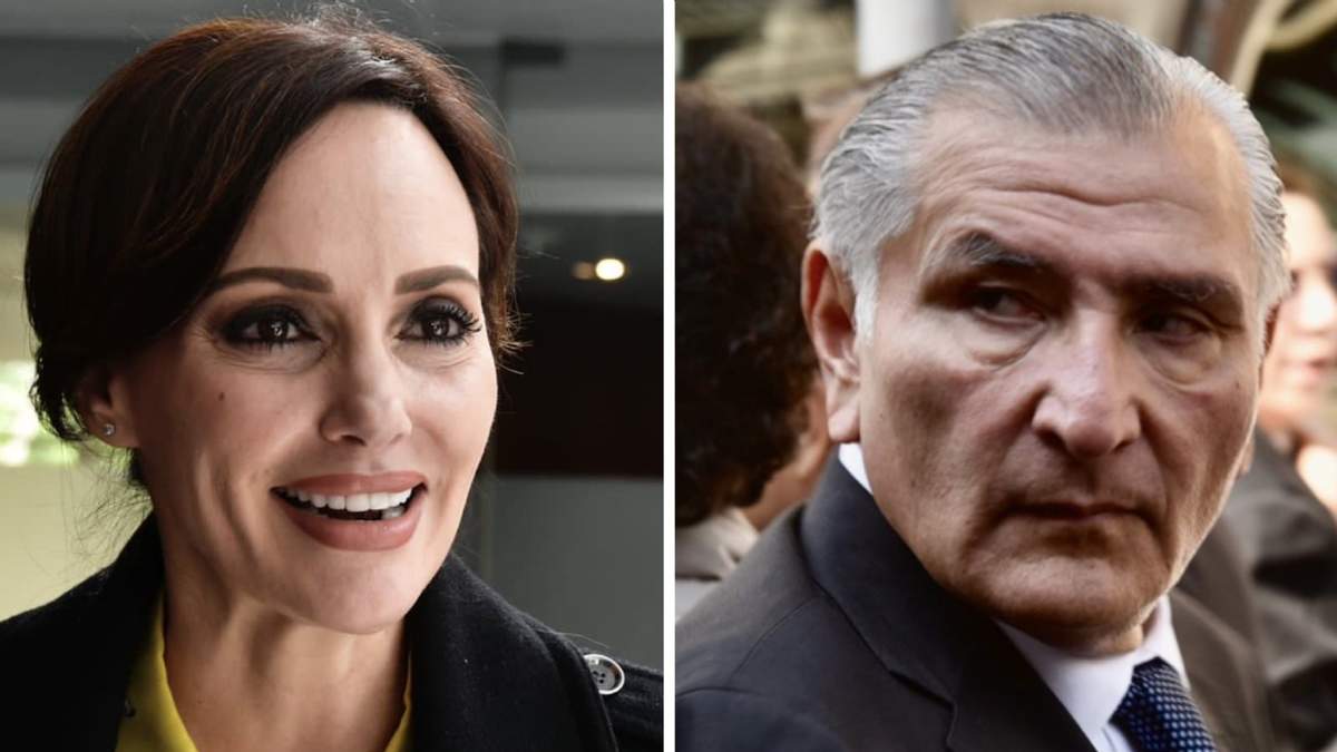 La senadora panista y el secretario de Gobernación.