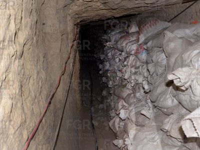 Asegura FGR túnel utilizado para extraer huachicol en Santa Catarina