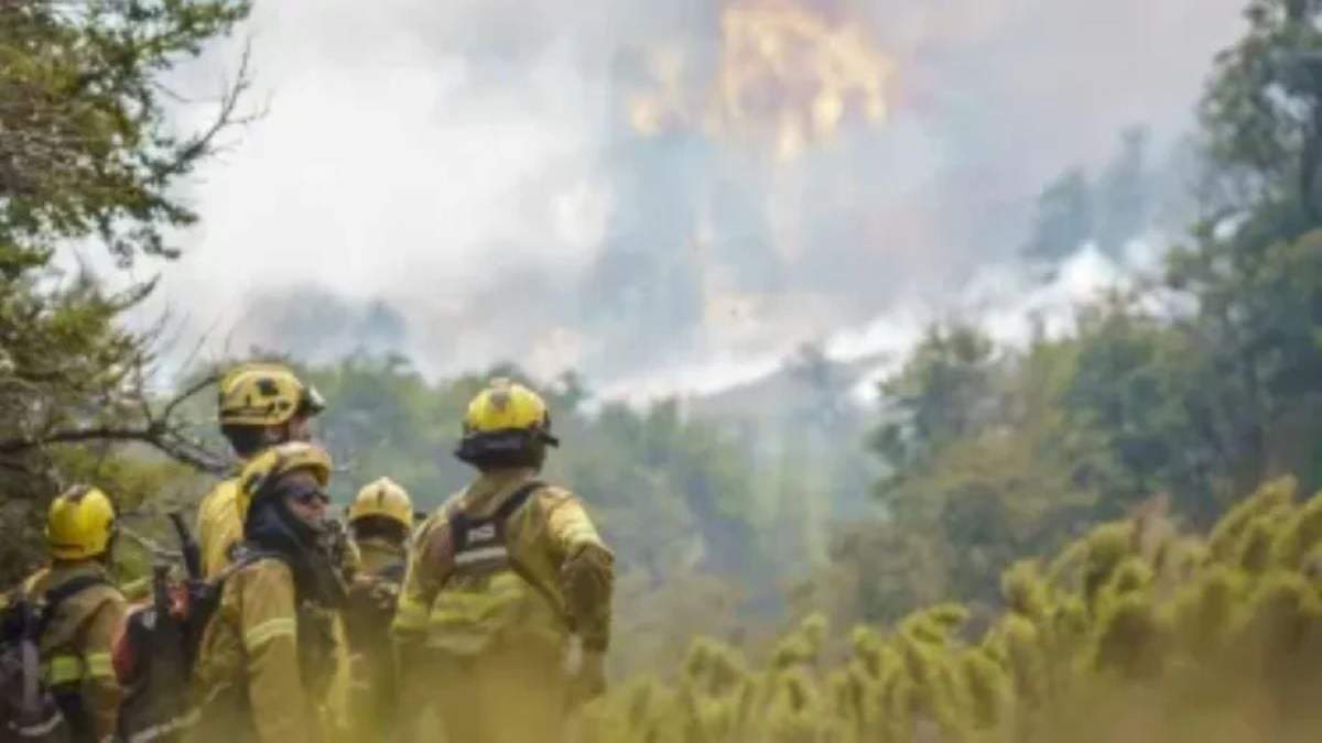Incendio extinguido. Fuente: Facebook.