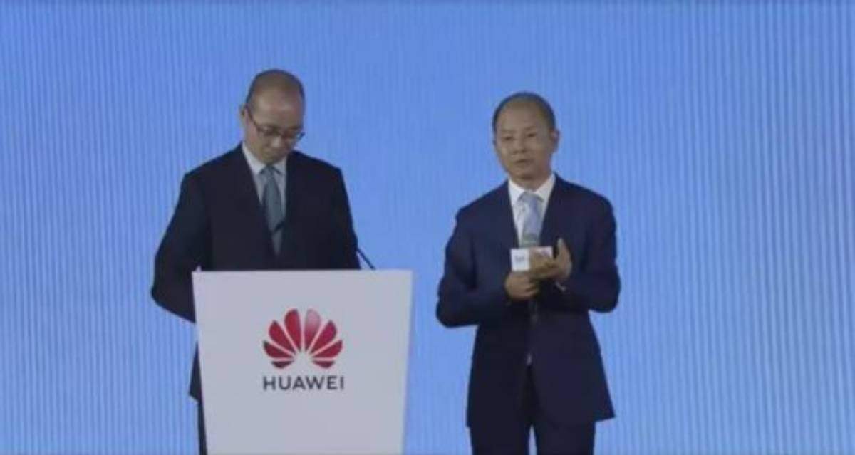 El presidente rotatorio de Huawei, Eric Xu