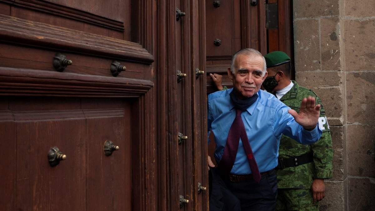 El empresario Alfonso Romo en Palacio Nacional
