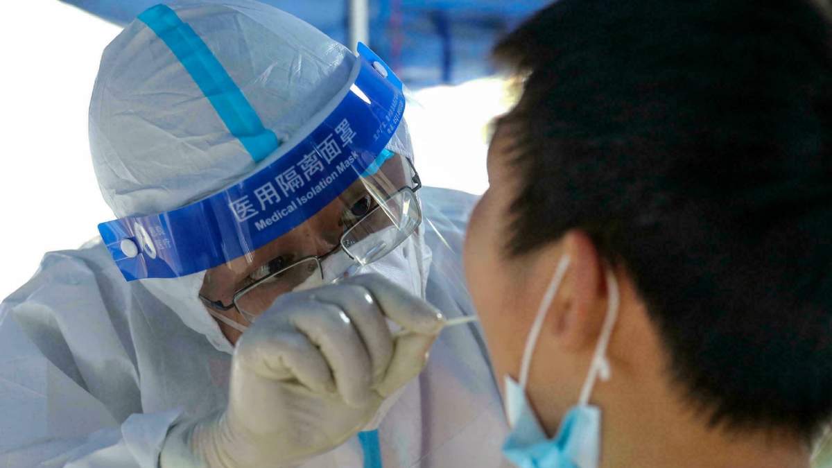Pruebas PCR de coronavirus en China. Fuente: (Twitter)
