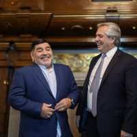"Único y eterno": el sentido homenaje de Alberto Fernández a Diego Maradona por su cumpleaños