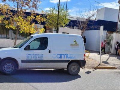 Una fuga de gas en la Escuela Primaria Nº13 en Centenario terminó con un auxiliar hospitalizado