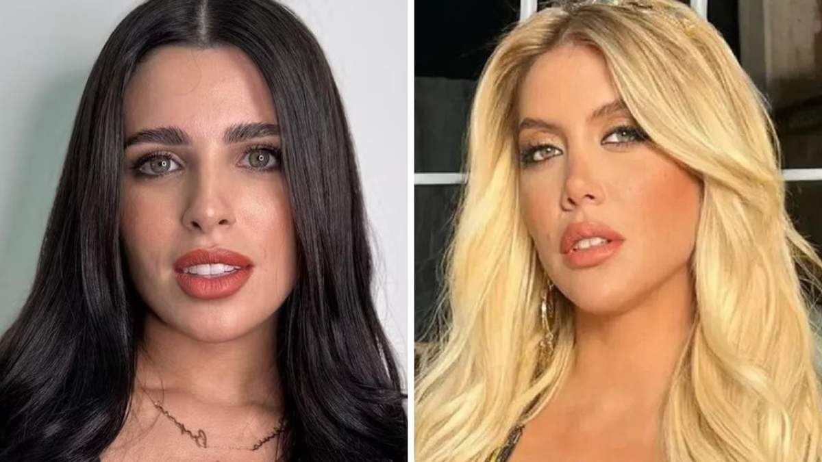 Valentina Cervantes y Wanda Nara. Fuente: (Instagram)