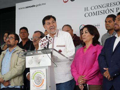 Noroña llama en tribuna “inútil” a Marko Cortés, “cabeza hueca” a Fox y “subnormal” a Lozano (Video)