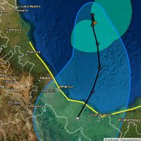 Tormenta tropical Karl cobra fuerza en el Golfo de México