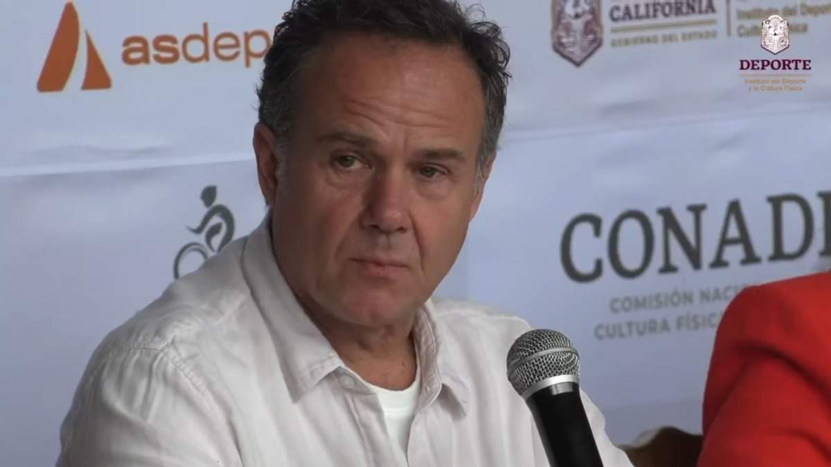 De la Garza durante la presentación del Campeonato Nacional
