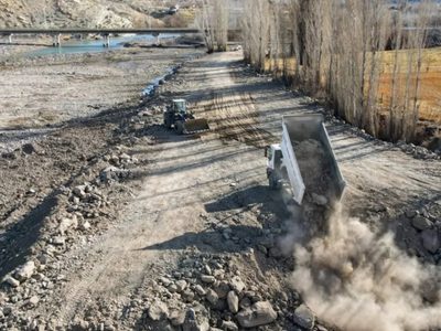 Ejército y Vialidad intensifican la remediación del tramo dañado de la ruta 43 en Chos Malal