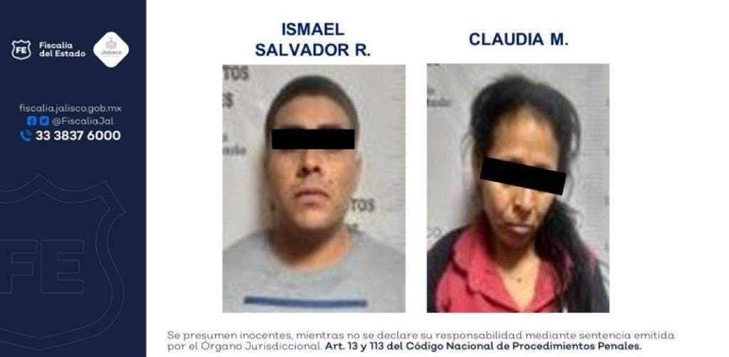 Salvador R. y Claudia M., presuntos homicidas de una mujer