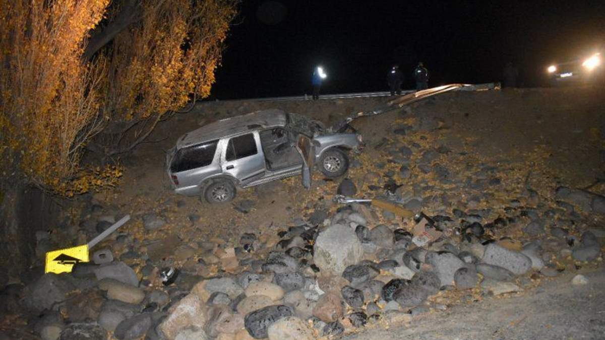 Accidente en Ruta 43. Fuente: (Twitter)