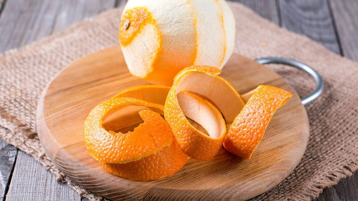 Cáscara de naranja. Fuente: (Instagram)