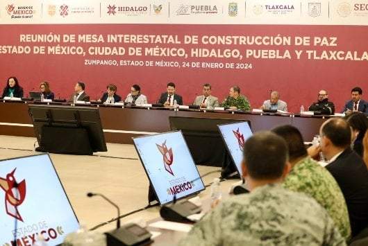 Mesa Interestatal de Construcción de Paz. Zona Militar 37, Santa Lucía, Edomex
