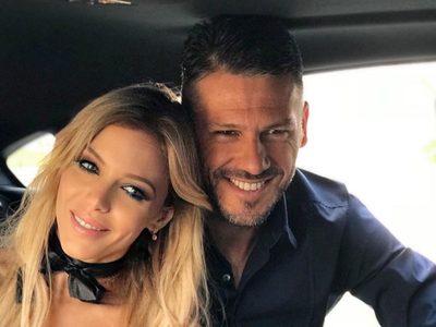 "Son de otro planeta": la postal de Eva Anderson y Martín Demichelis que causó sensación en la web