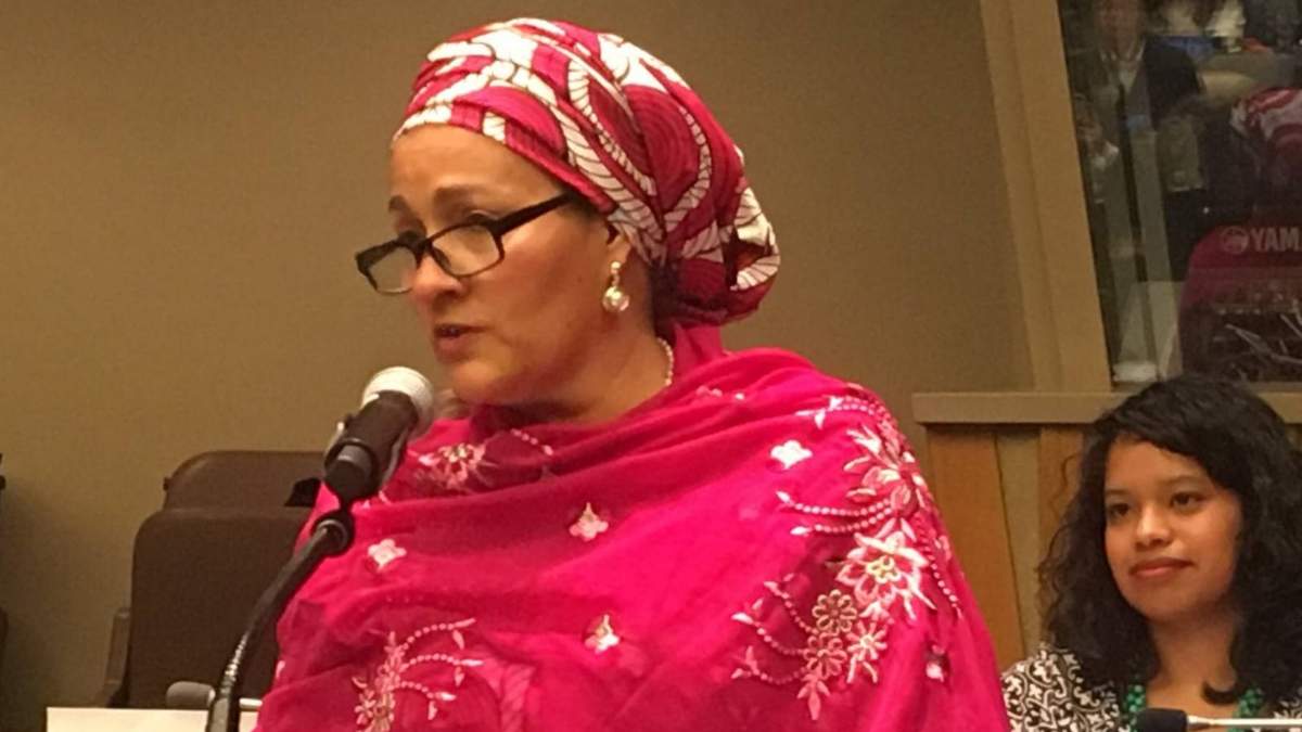 Amina Mohammed, subsecretaria general de la ONU