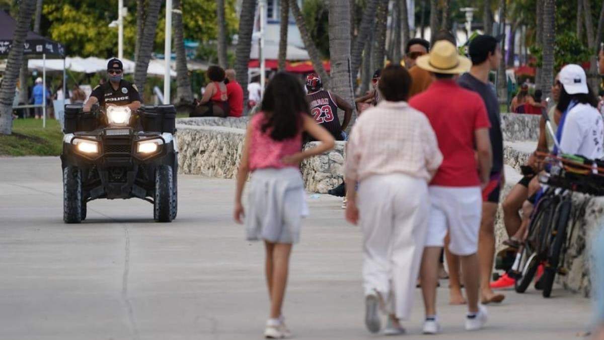 Patrullaje en Miami Beach