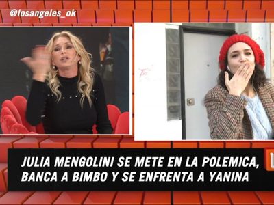"Sos patética. No te escucha nadie": Yanina Latorre sacada atacó a Julia Mengolini en vivo en LAM
