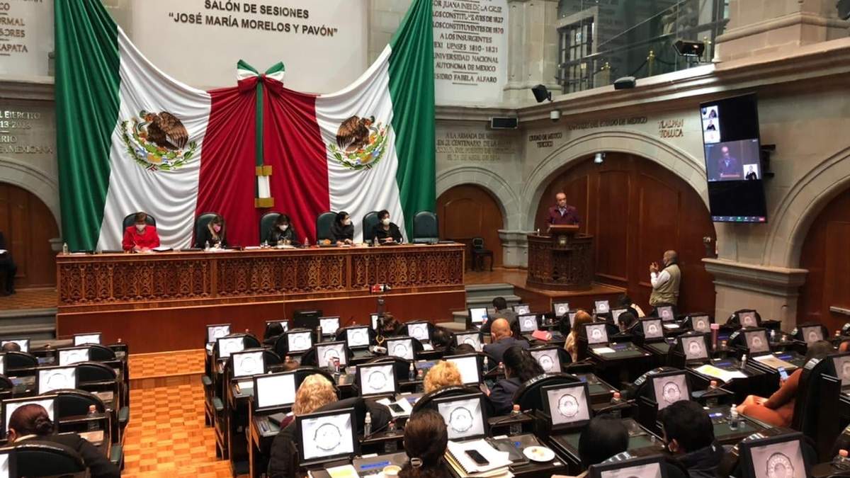 Sesión del Congreso mexiquense