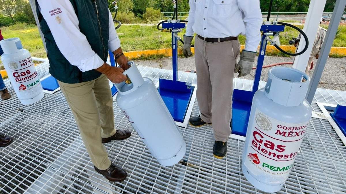 Cilindros del Gas Bienestar