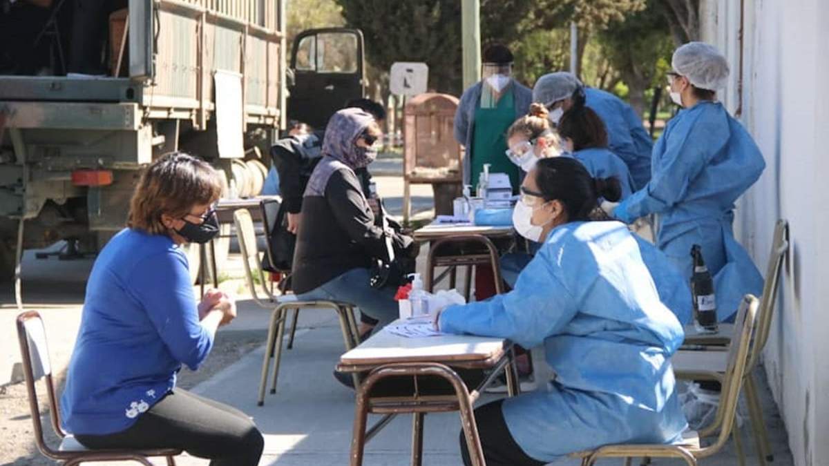 El DetectAR recorriendo diversos sectores de Zapala. Fuente: (Twitter).