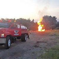 Mantendrán con fuego controlado fuga de gas en localidad de Puebla