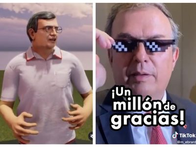 Marcelo Ebrard celebra que llegó a un millón de seguidores en TikTok