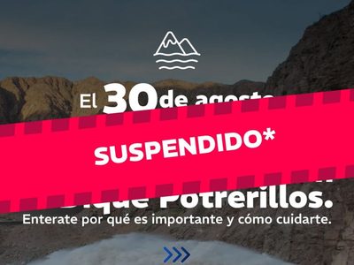 Se suspende el corte de agua programado para este sábado en Gran Mendoza